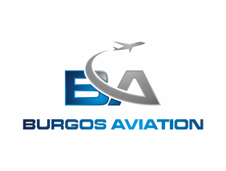 BURGOS AVIATION logo design by afra_art