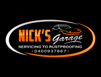 Nick’s Garage  logo design by Gopil