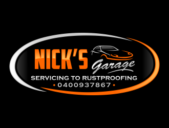 Nick’s Garage  logo design by Gopil