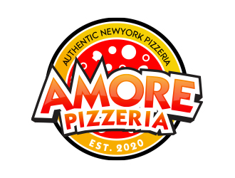 Amore Pizzeria  logo design by MarkindDesign