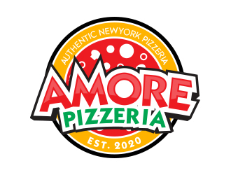 Amore Pizzeria  logo design by MarkindDesign