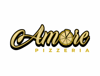 Amore Pizzeria  logo design by mutafailan