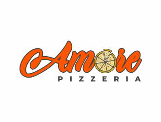 Amore Pizzeria  logo design by mutafailan