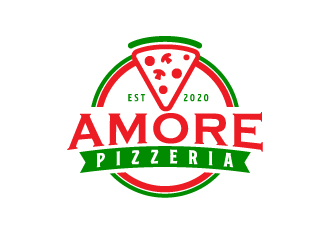 Amore Pizzeria  logo design by jaize