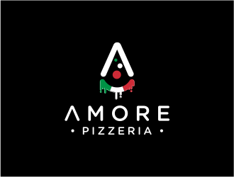 Amore Pizzeria  logo design by FloVal