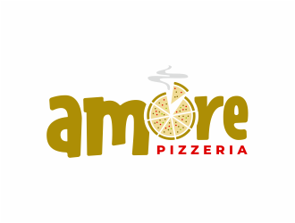 Amore Pizzeria  logo design by mutafailan