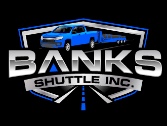 Banks Shuttle Inc. logo design by jaize