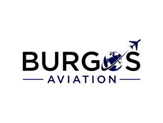 BURGOS AVIATION logo design by puthreeone