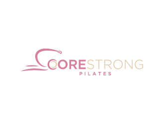 CoreStrong Pilates logo design by wongndeso