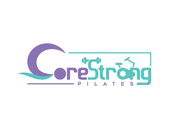 CoreStrong Pilates logo design by dgawand