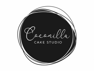 Coconilla Cake studio logo design by gilkkj