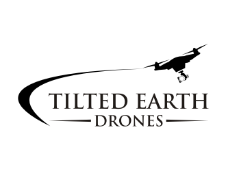 Tilted Earth Drones logo design by Franky.