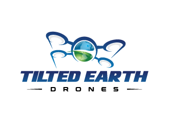 Tilted Earth Drones logo design by PRN123