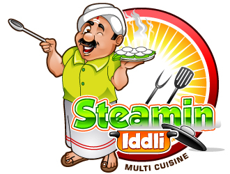 Steamin  Iddli logo design by design_brush