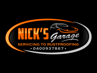 Nick’s Garage  logo design by Gopil