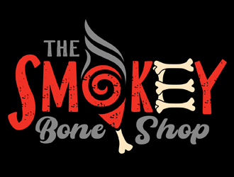 Smokey Bone Shop logo design by DreamLogoDesign