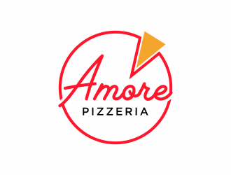 Amore Pizzeria  logo design by Zeratu