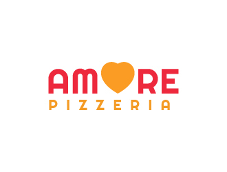 Amore Pizzeria  logo design by gateout