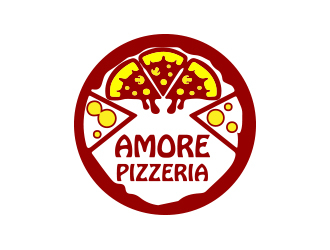 Amore Pizzeria  logo design by Rexi_777