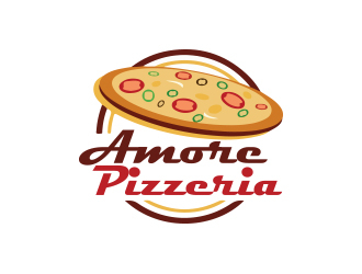 Amore Pizzeria logo design - 48hourslogo.com