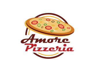 Amore Pizzeria  logo design by Rexi_777