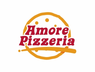 Amore Pizzeria  logo design by Mardhi