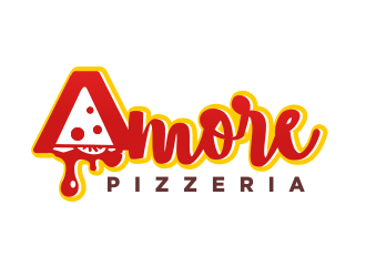 Amore Pizzeria  logo design by YONK