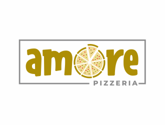 Amore Pizzeria  logo design by mutafailan