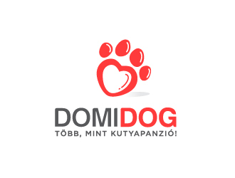 DomiDog - Több, mint kutyapanzió! logo design by Lovoos