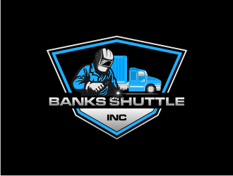 Banks Shuttle Inc. logo design by ndndn