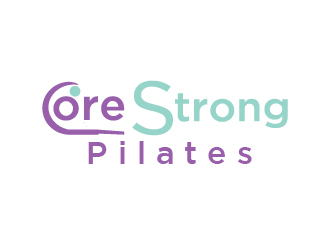 CoreStrong Pilates logo design by Farencia
