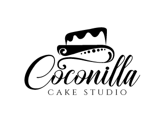 Coconilla Cake studio logo design by jaize