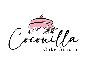 Coconilla Cake studio logo design by dgawand