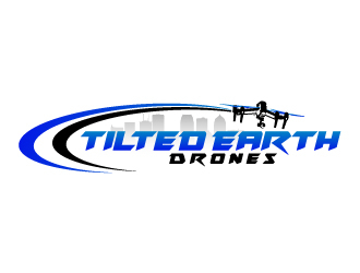 Tilted Earth Drones logo design by AamirKhan