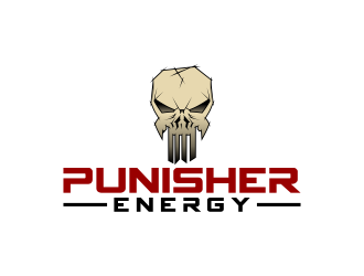 Punisher Energy  logo design by Kruger
