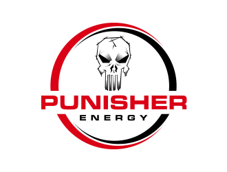 Punisher Energy  logo design by GassPoll