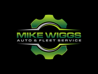 Mike Wiggs Auto & Fleet Service logo design by p0peye