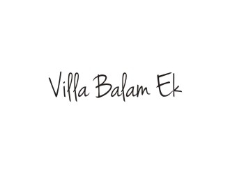 Villa Balam Ek logo design by bombers