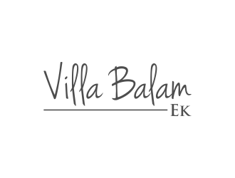 Villa Balam Ek logo design by Purwoko21