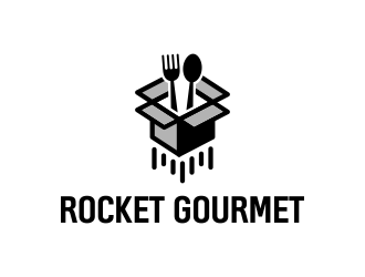 Rocket Gourmet logo design by funsdesigns