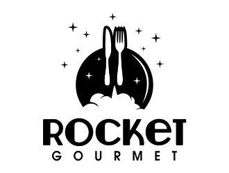 Rocket Gourmet logo design by JessicaLopes