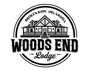 Woods End Lodge logo design by adm3