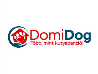 DomiDog - Több, mint kutyapanzió! logo design by Gwerth