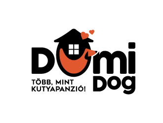 DomiDog - Több, mint kutyapanzió! logo design by dgawand