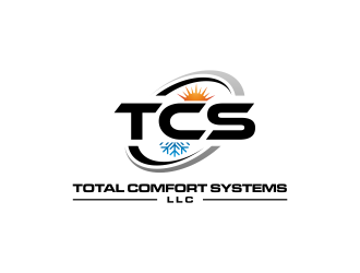 Total Comfort Systems  logo design by GassPoll