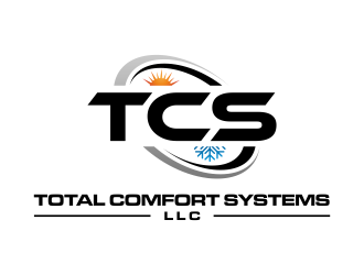 Total Comfort Systems  logo design by GassPoll