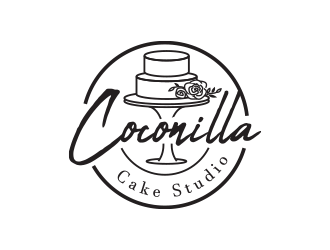 Coconilla Cake studio logo design by yippiyproject