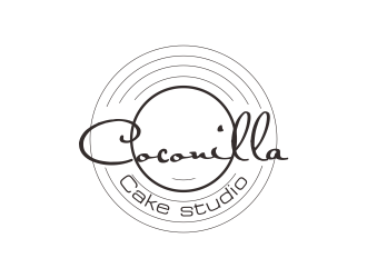 Coconilla Cake studio logo design by MUNAROH