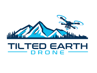 Tilted Earth Drones logo design by logy_d