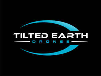 Tilted Earth Drones logo design by sheilavalencia